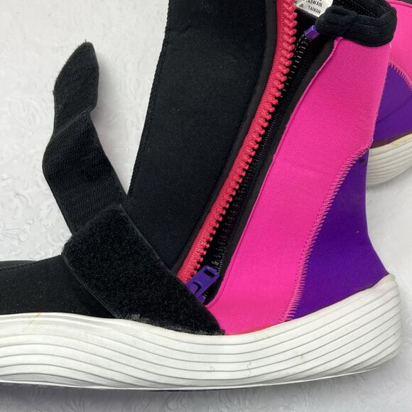 VTG Nike Aqua Sock High Booties Water Shoes Boots Women’s Sz 13 Rare Neoprene - Picture 15 of 16